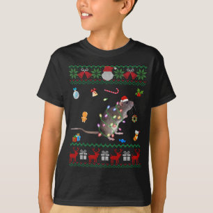Lustigt Julafton Sweater Animals Ljus jul R T Shirt