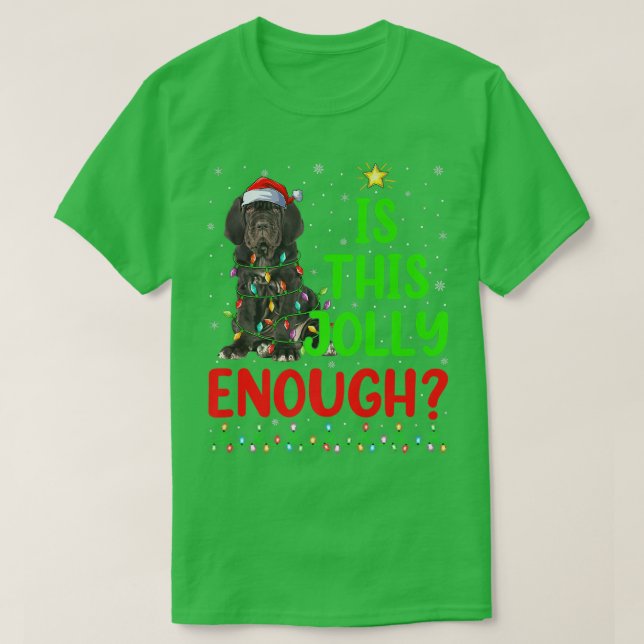 Lustigt Julafton Träd är den här Käppen Corso Ch. T Shirt (Design framsida)