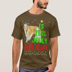 Lustigt Julafton Träd är det här glädjligt nog Bor T Shirt