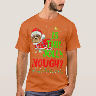 Lustigt Julafton Träd är det här jättebra bulldog  T Shirt