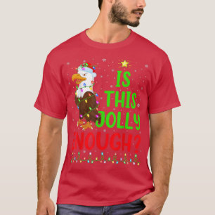 Lustigt Julafton Träd är det här tillräckligt bra T Shirt