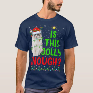 Lustigt Julafton Träd är det här tillräckligt bra  T Shirt