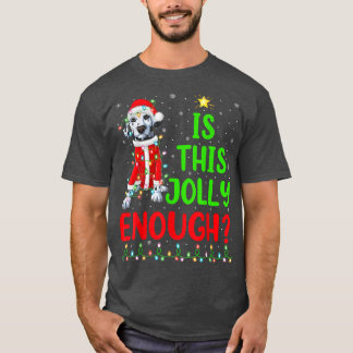 Lustigt Julafton Träd är detta heligt nog Dalmatie T Shirt