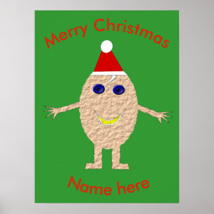 Lustigt julägg Poster
