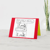 Lustigt Jularbete Tecknad Joke Party