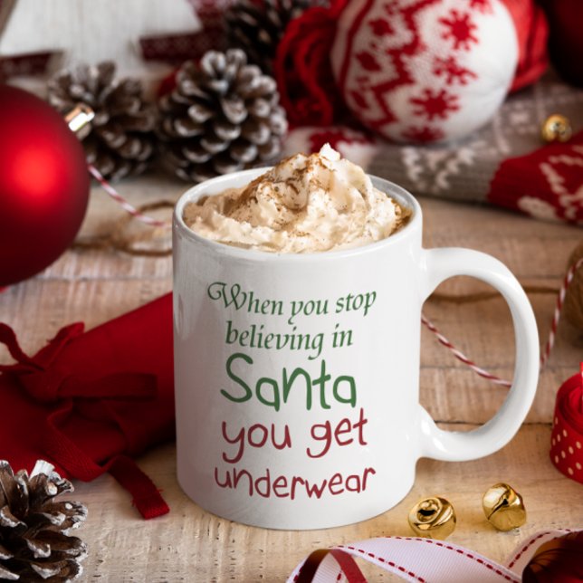 Lustigt julcitat typografi Helgdag skämt Kaffemugg (Skapare uppladdad)