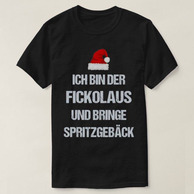 Lustigt julklapp för vuxnor t shirt (Design framsida)