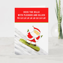 Lustigt julkort Helgdag Helgkort