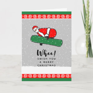 Lustigt julkort Helgdag Helgkort