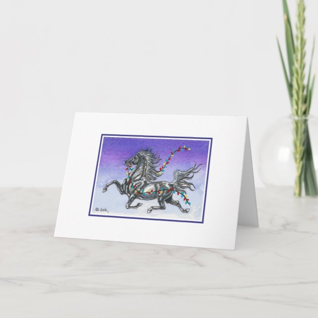 Lustigt julkort helgkort (Framsida)