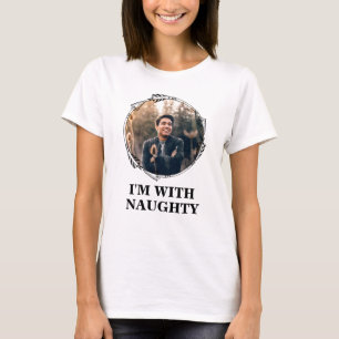 Lustigt julmatchande litet fint foto t shirt