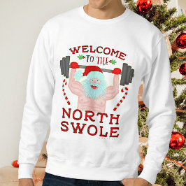 Lustigt julsötare | Santa North Swole Sweatshirt