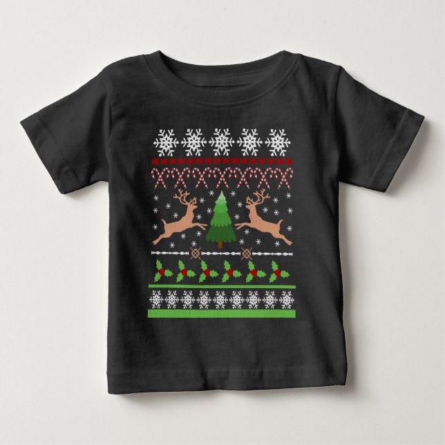 Lustigt julsötare t-shirt (Framsida)