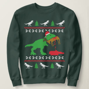 Lustigt julsötare Trex Reindeer Ugly Xm T Shirt