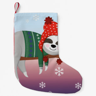 Lustigt jultomte liten julstrumpa