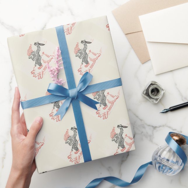 Lustigt jultomte pappert presentpapper (Gifting)