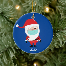 Lustigt Jultomten, hörselfest 2020 jul Julgransprydnad Keramik