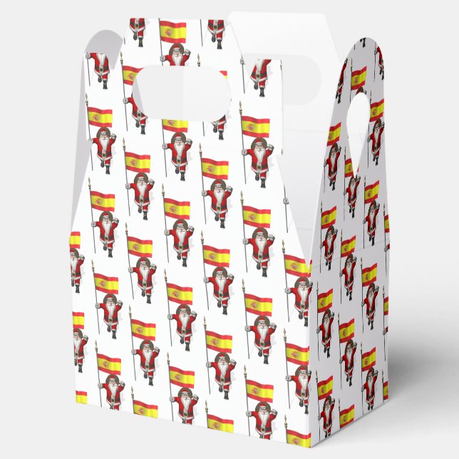 Lustigt Jultomten med Spaniens inträde Presentaskar (Öppnad)