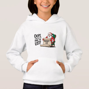 Lustigt Jultomten Naughty List - juldesign T Shirt