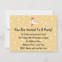 Lustigt Jultomten, på Mönster i Guld Färg Star.