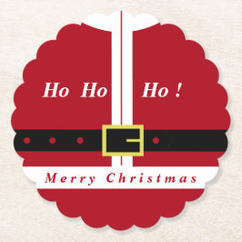 Lustigt Jultomten Papper Underlägg