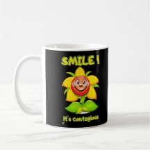 lustigt kaffe mugg SMILE