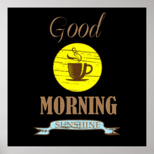 lustigt kaffe ord poster