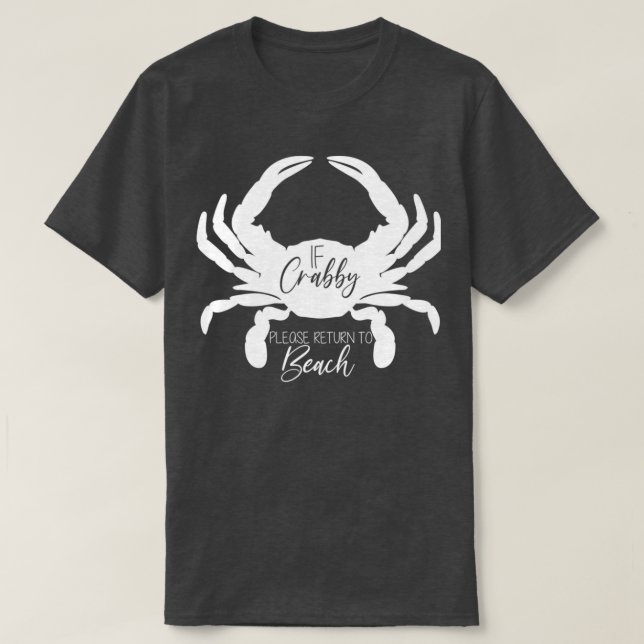 Lustigt Kalifornien, sommaruppehåll 2021Om Crabby  T Shirt (Design framsida)