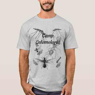Lustigt kamp-entomolog Kryp Manar T-shirt