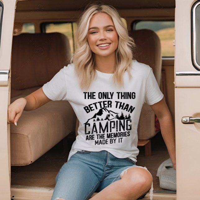 Lustigt kamper-slogan sommarcampingcitat t shirt (Skapare uppladdad)