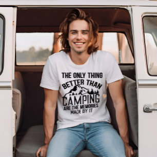 Lustigt kamper-slogan sommarcampingcitat t shirt