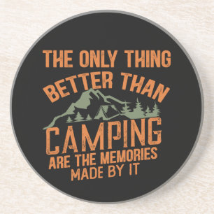 Lustigt kamper-slogan sommarcampingcitat underlägg