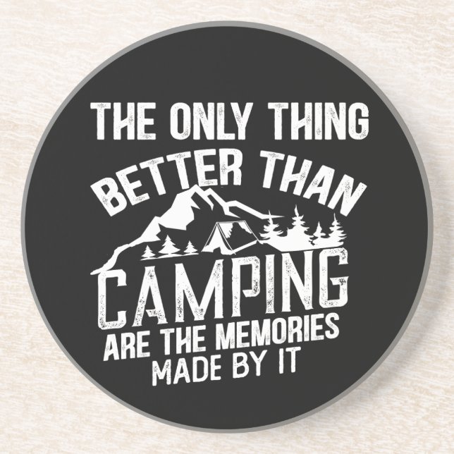Lustigt kamper-slogan sommarcampingcitat underlägg (Framsidan)