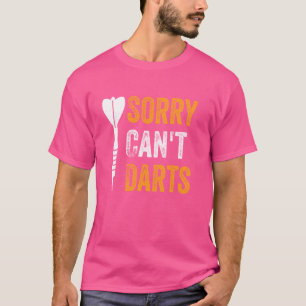 Lustigt kan tyvärr inte mörka dart t shirt