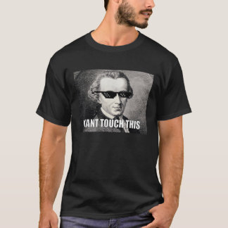Lustigt Kant Touch det här Superskojets filosofisk T Shirt