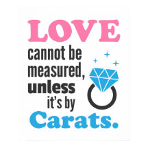 Lustigt, Kärlek kan inte mätas, Diamond Ring