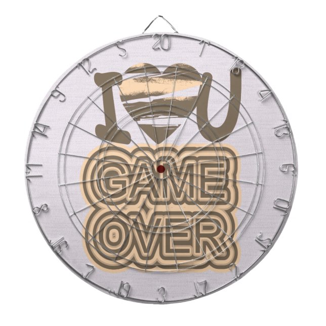 Lustigt Kärlek-spel över Darttavla (Framsidan)