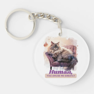 Lustigt katt "Human, you Amuse Me Greatly"