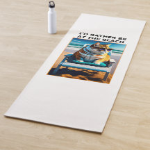 Lustigt katt... Jag skulle hellre vara vid strande