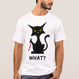 Lustigt katt vad t shirt