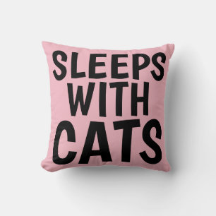 Lustigt kattfylleri, SLEEPS MED KATT Kudde