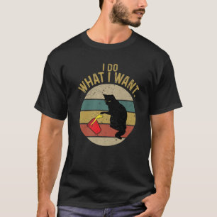 Lustigt kattmedlemskap jag gör som jag vill ha Vi T Shirt