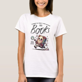 Lustigt Kawaii Bok med citat Läs mer bokar T Shirt