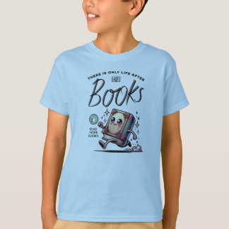 Lustigt Kawaii Bok med citat Läs mer bokar T Shirt