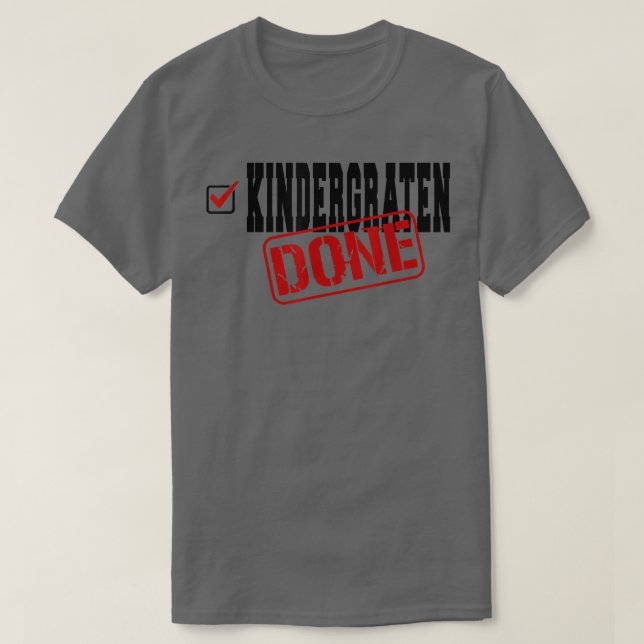 Lustigt Kindergarten - klart slut på året Sc:s sis T Shirt (Design framsida)