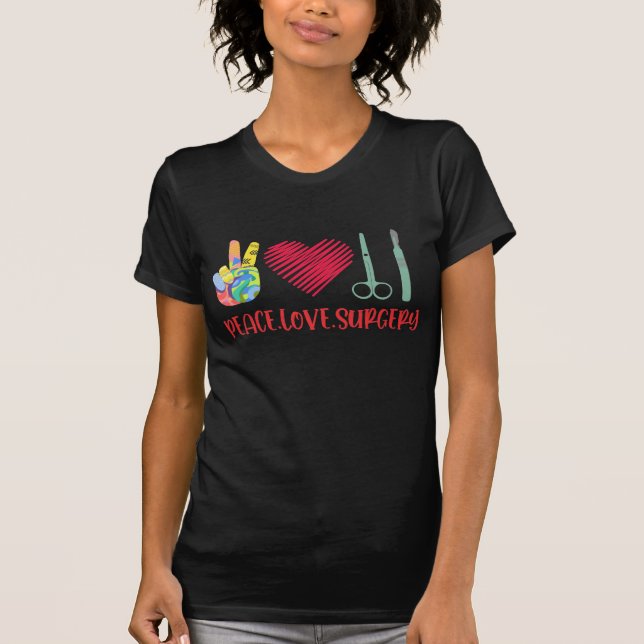 Lustigt kirurgiskt ingrepp Medicinskt arbete T Shirt (Framsida)