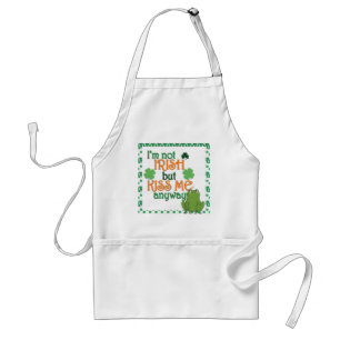 Lustigt Kiss Me jag är inte Irish St patricks day Förkläde