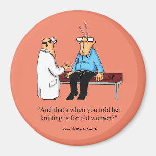 Lustigt Kitting Humor Magnet