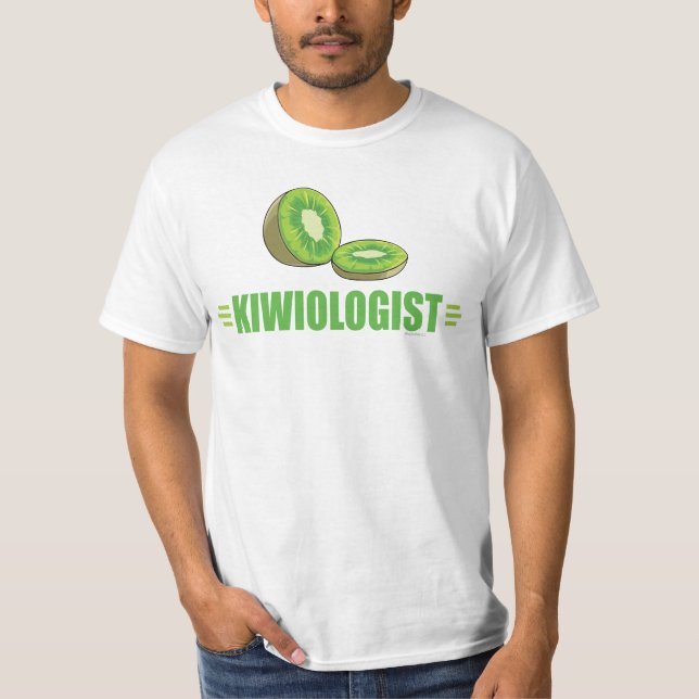 Lustigt Kiwi Älskare Tee Shirt (Framsida)