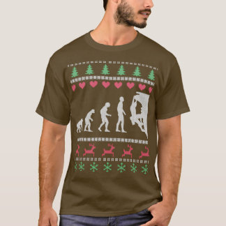 Lustigt klätterevolution Ugly jul Sweater T Shirt
